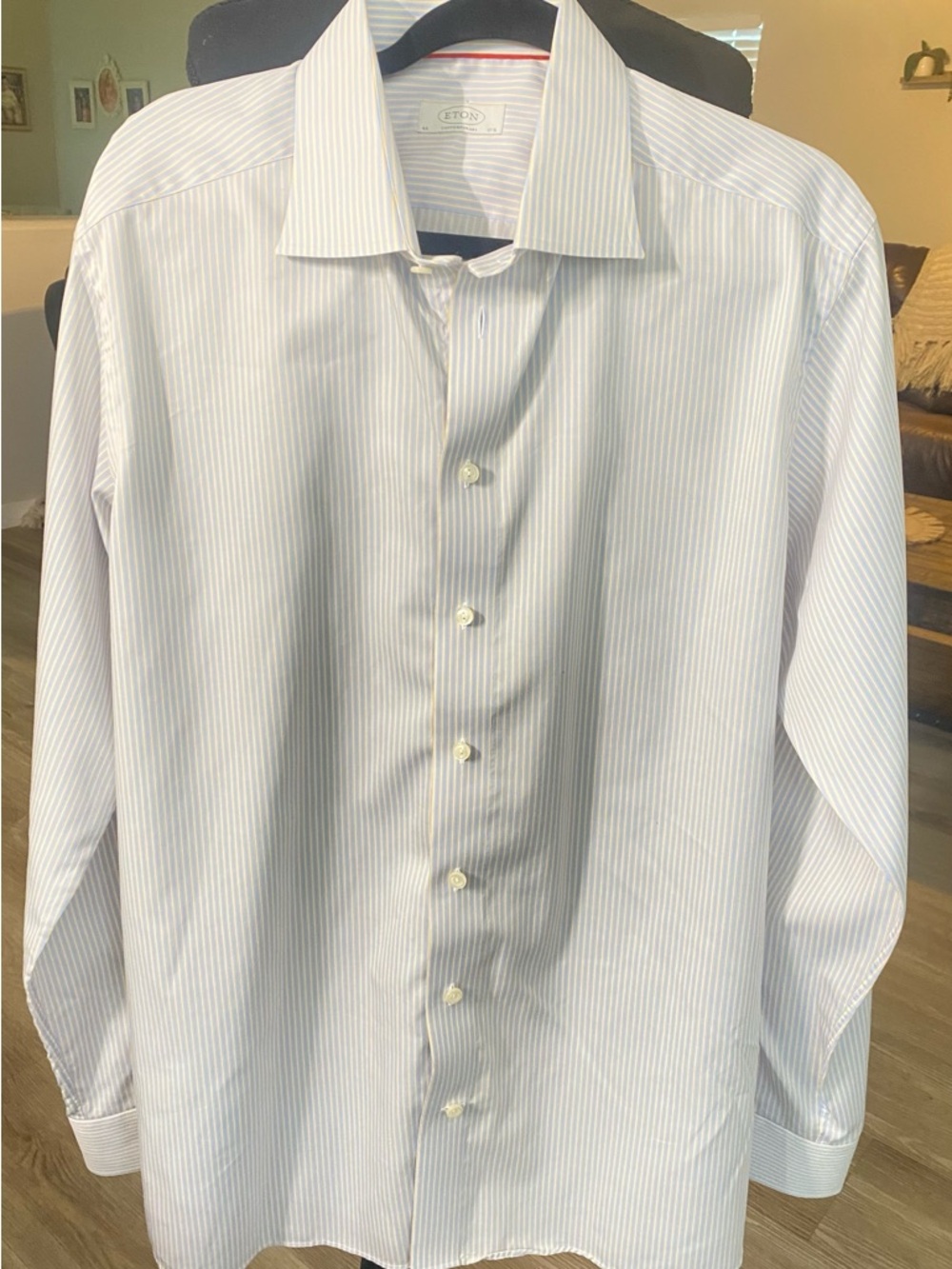 Eton of Sweden Me’s Contemporary Fit Dress Shirt 100% Cotton